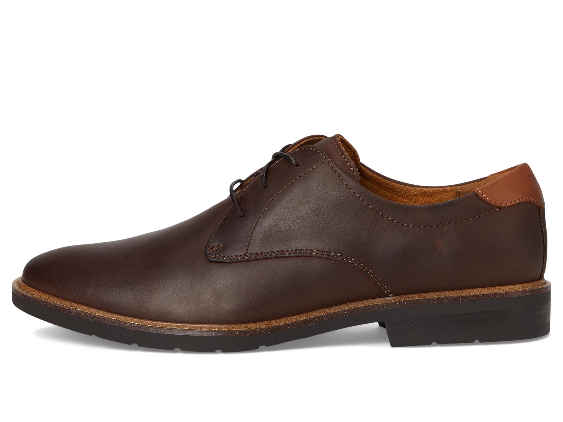 Туфли Florsheim Herington Plain Toe Oxford, цвет Brown Crazy Horse — фото 4