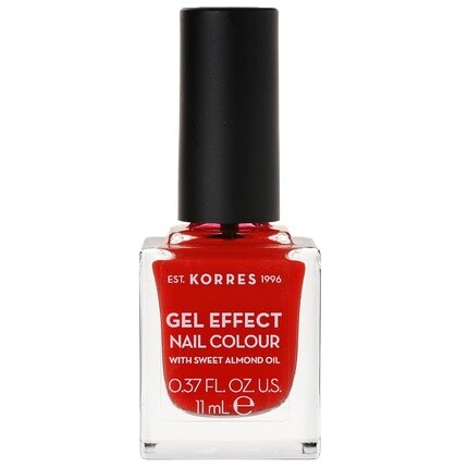 

Лак для ногтей Sweet Almond Nail Colour 48 Coral Red Vegan с гелевым эффектом 11 мл Korres