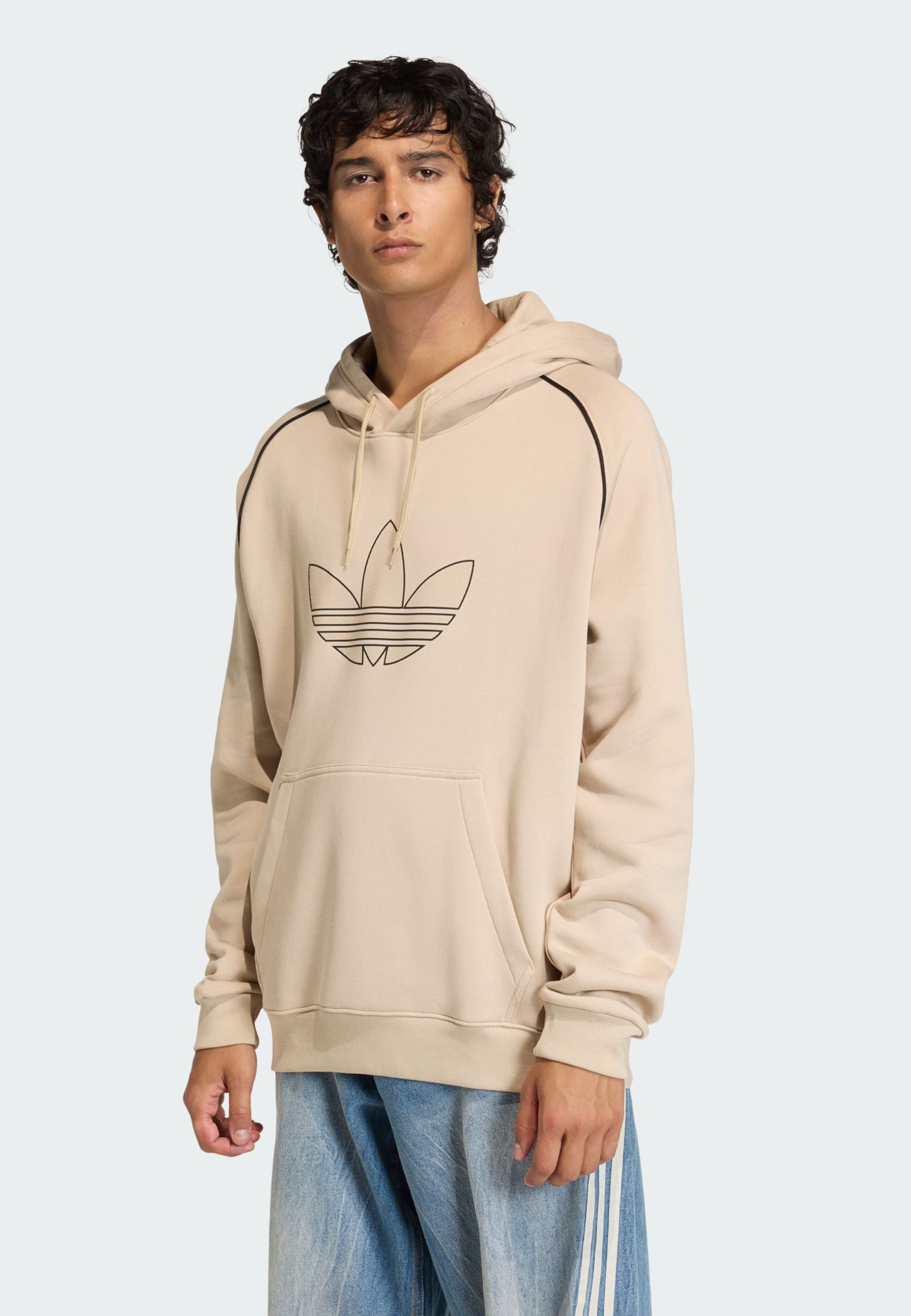 Adidas Originals Толстовка в бежевом цвете — фото 2