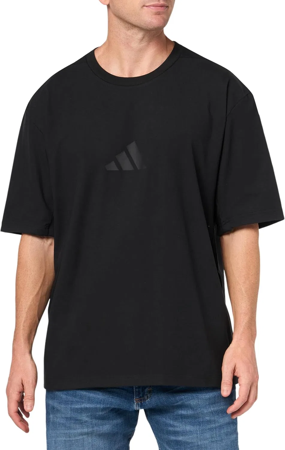 Футболка свободная adidas, Black — фото 3