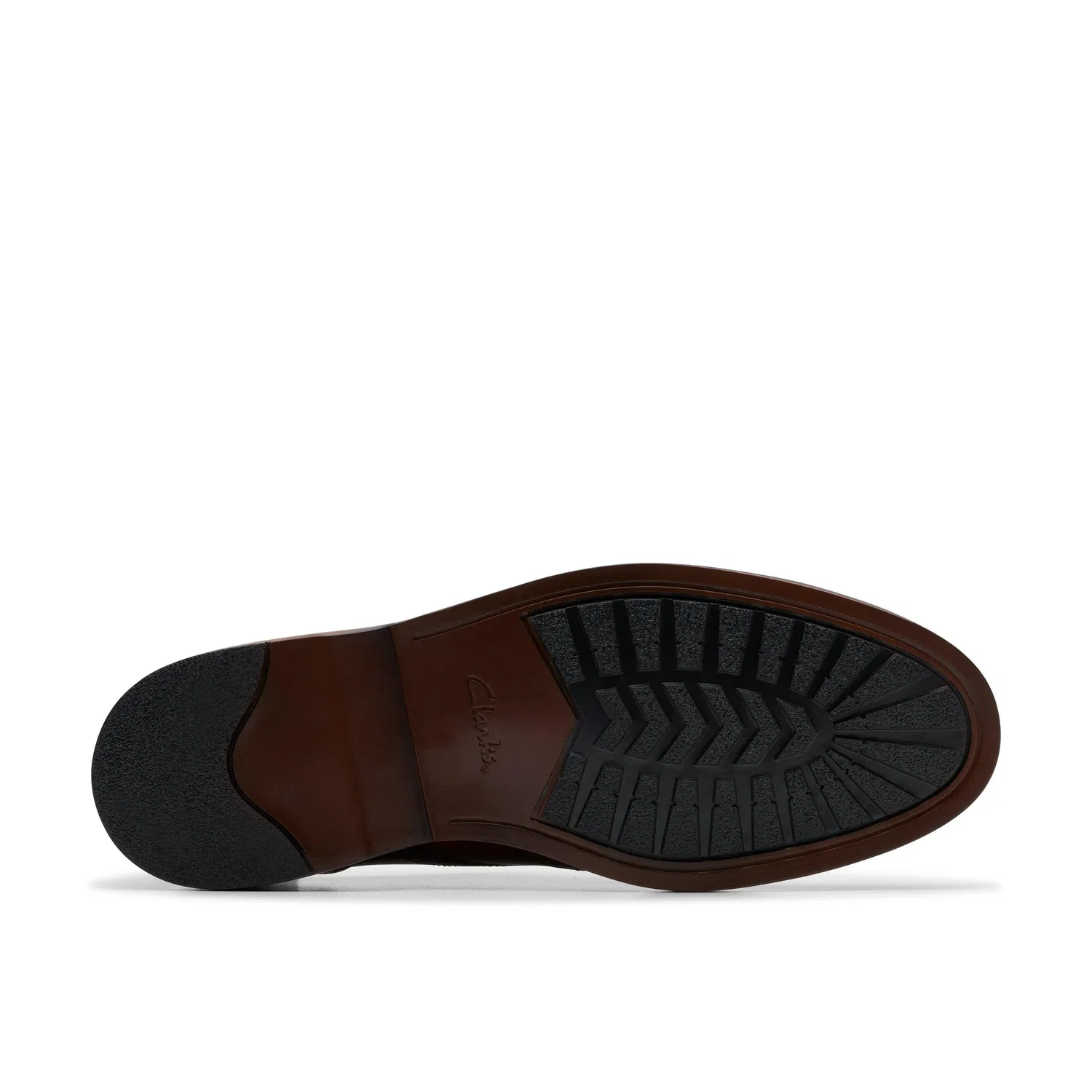 Броги мужские на шнуровке Clarks, коричневый — фото 3