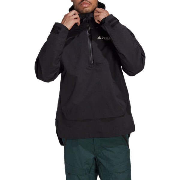 Куртка terrex 2 слоя rain.rdy snow jacket Adidas, черный — фото 2