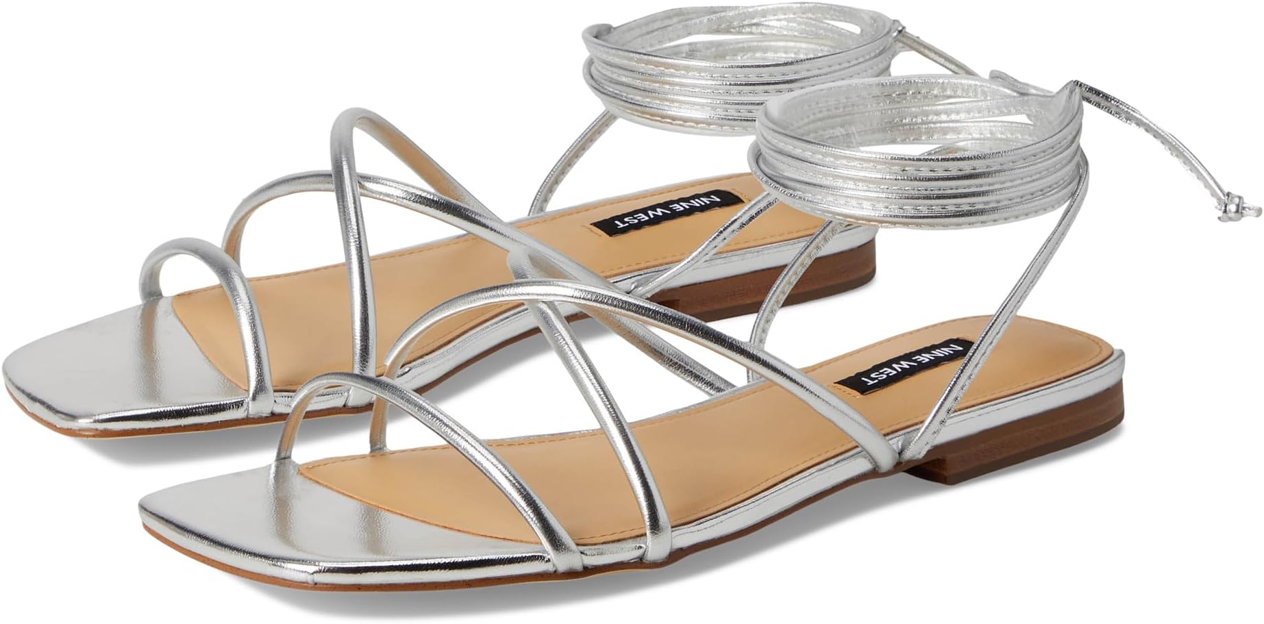 Сандалии Nine West Mikila, серебряный