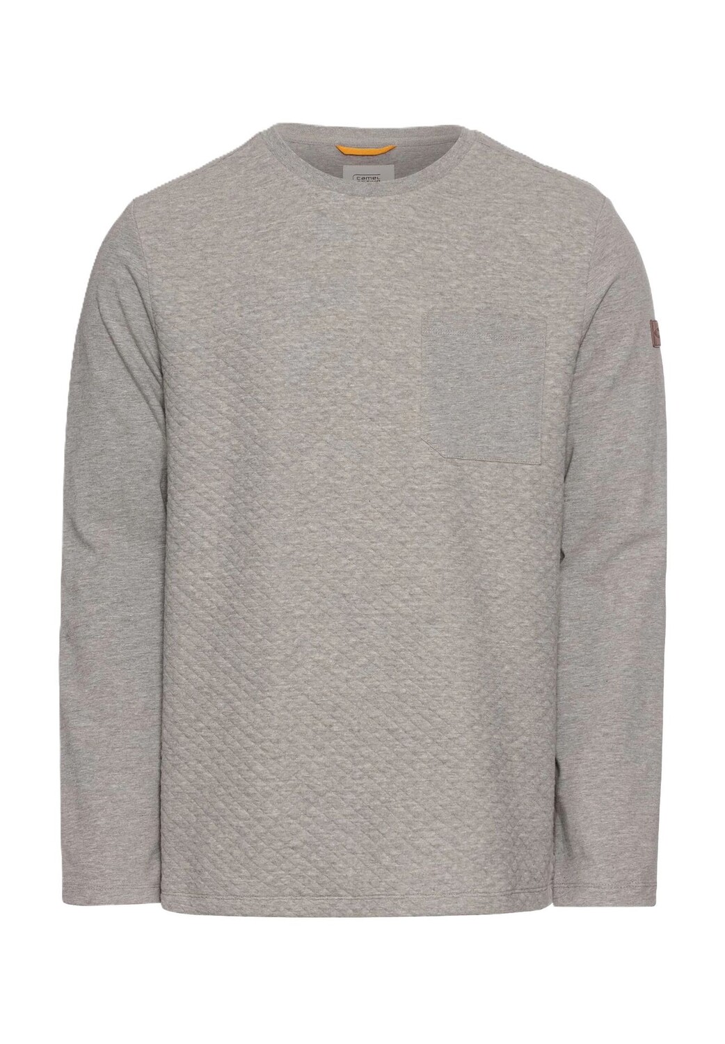 

Рубашка с длинным рукавом, нагрудным карманом, нашивкой с логотипом, мужская Camel active, цвет 06 Stone Gray