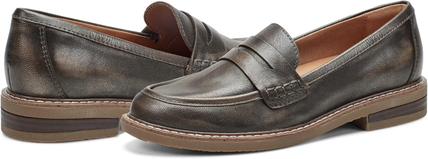 Женские туфли-лоферы Earth Javas College Shoes, Pewter 060 — фото 2