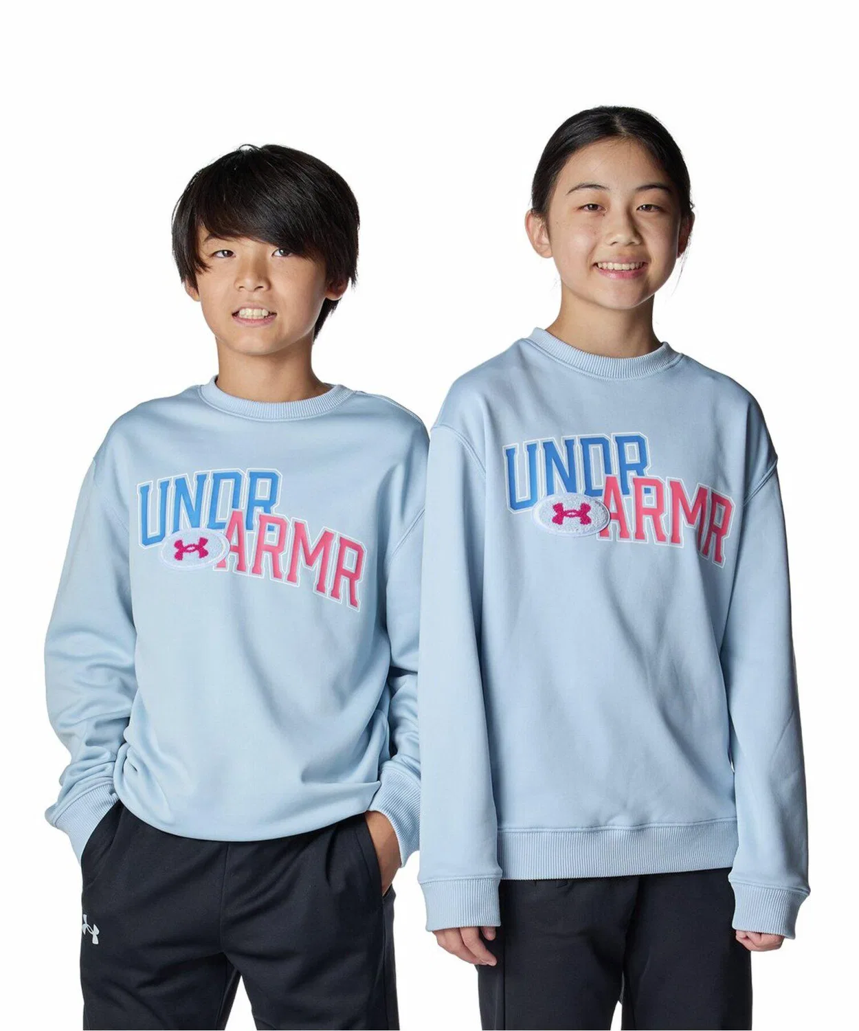 Флисовая кофта Under Armour с логотипом, детская, синяя