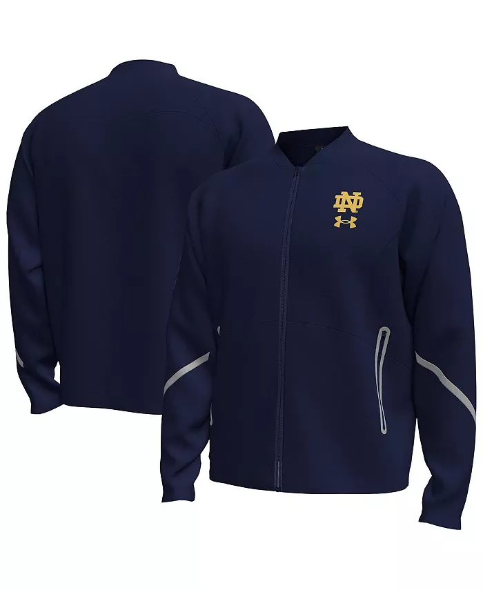 

Мужская синяя бомбер Notre Dame Fighting Irish Unstoppable на молнии Under Armour