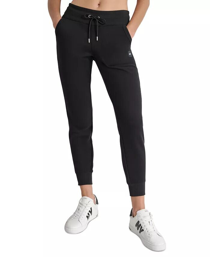 

Женские спортивные штаны с завязками DKNY, черный