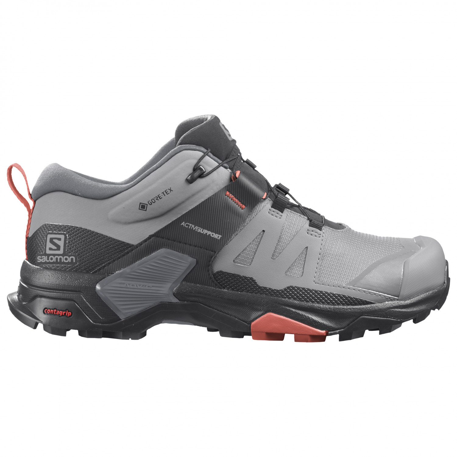 Мультиспортивная обувь Salomon Women's X Ultra 4 GTX, цвет Alloy/Quiet Shade/Burnt Sienna