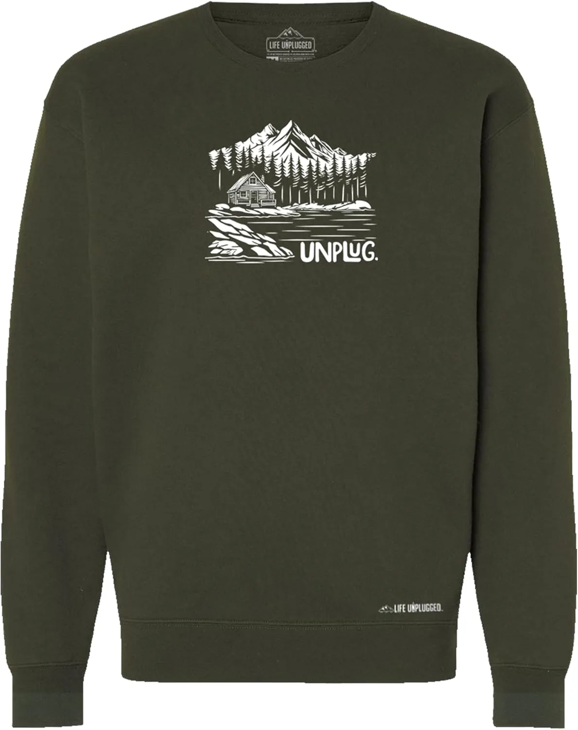 

Толстовка Cabin in The Woods Heavyweight Crewneck для женщин и мужчин Life Unplugged