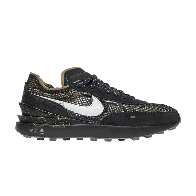 

Кроссовки Nike Waffle One 'Black Iron Grey', черный