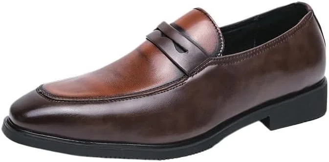Туфли оксфорды кожаные Slip-On, коричневый UOPYNE