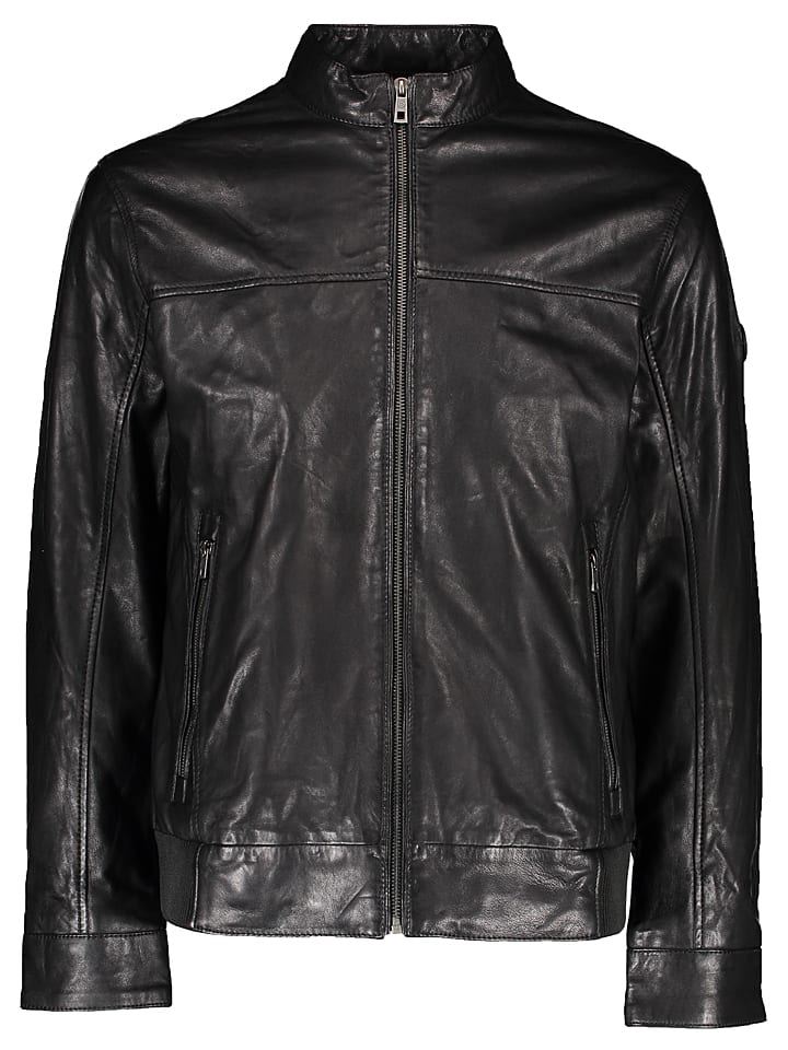 

Кожаная куртка Bugatti, черный