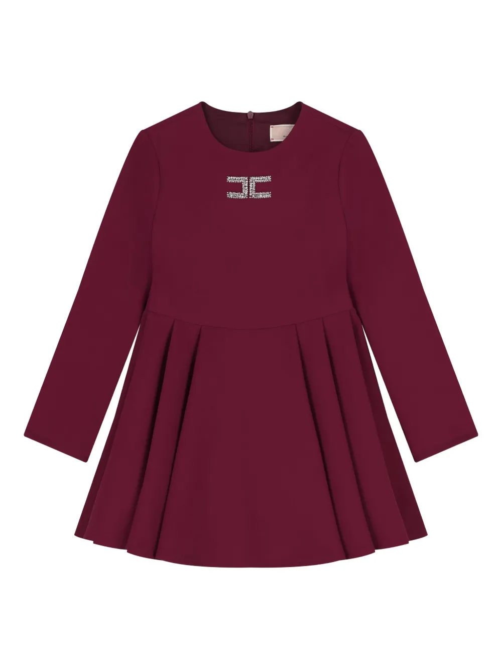 

Платье с украшением в виде логотипа Elisabetta Franchi Kids, красный