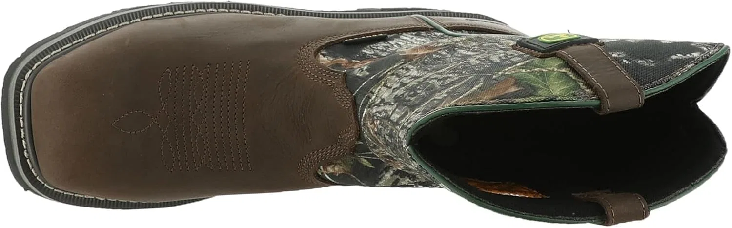 Мужские ковбойские сапоги Skechers John Deere Rowood Mossy Oak Shaft Wellington, Camouflage — фото 2
