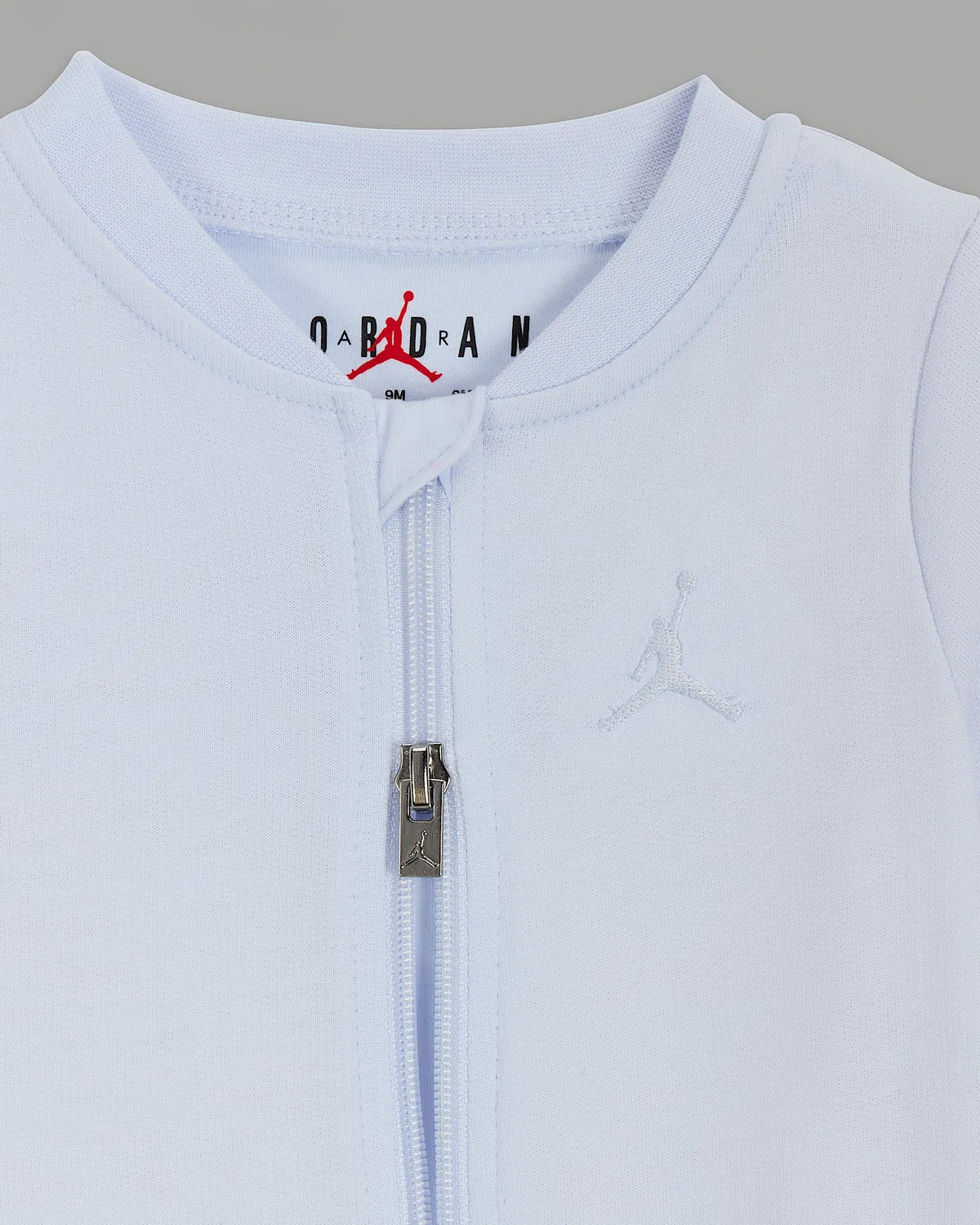 Baby (0-9M) Jumpman Footed Coverall Jordan, Football Grey — фото 3