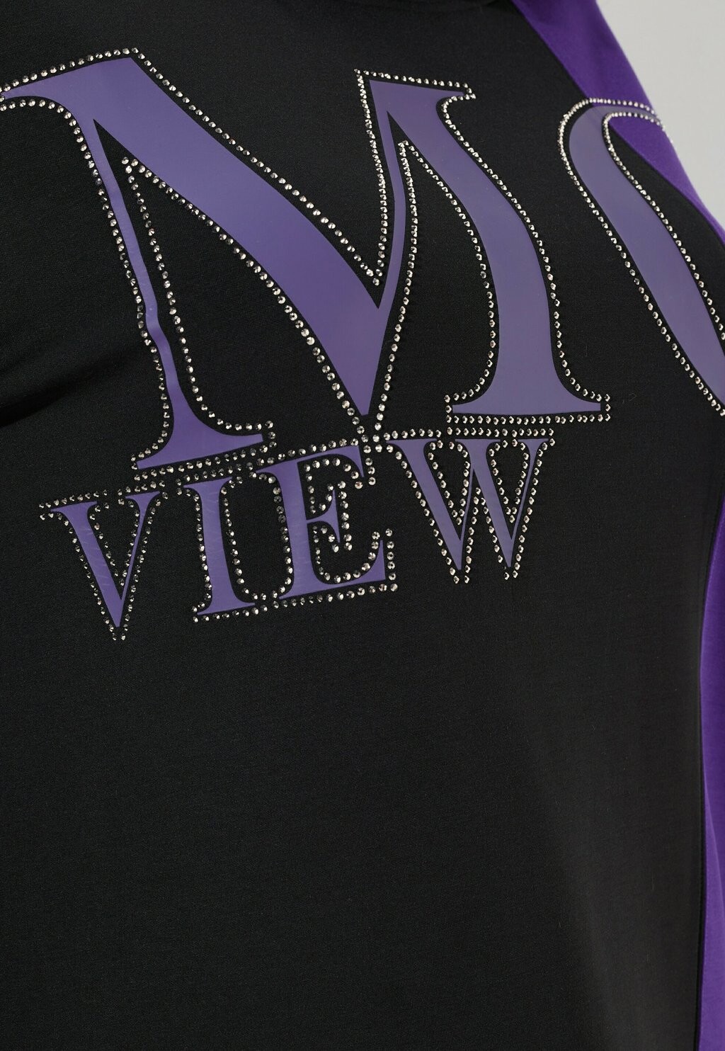 

Толстовка RHINESTONE GRAPHIC LETTERING Ulla Popken, черный