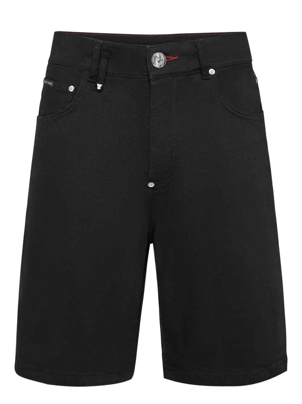 

Джинсовые шорты Formentera Skull Philipp Plein, черный