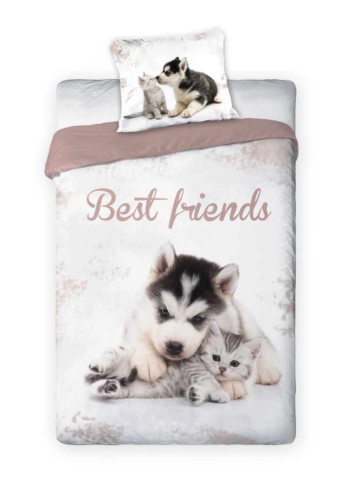 

В комплекте белье Best Friends 140/200, 70/90 FARO