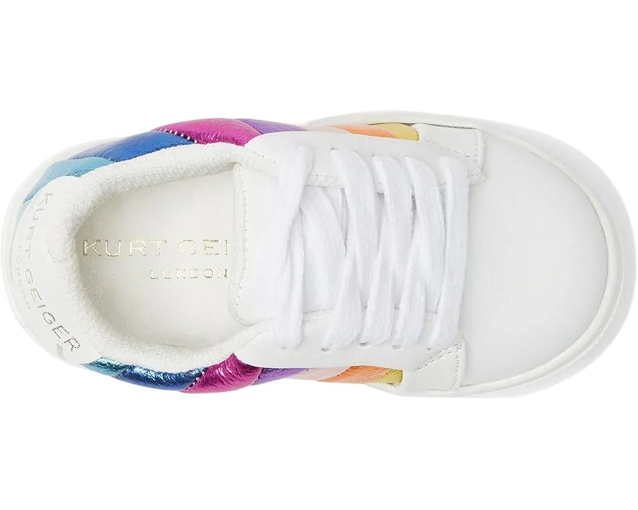 Кроссовки Kurt Geiger London Kids Mini Lane Stripe (Toddler), White — фото 2