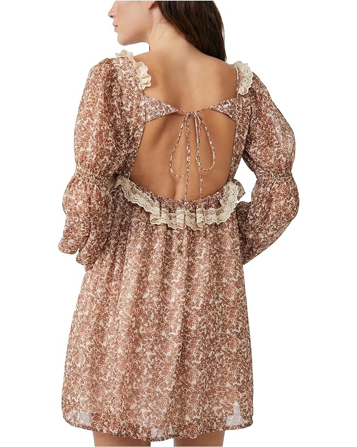 

Платье Free People Pennie Mini Dress, слоновая кость, Бежевый, Платье Free People Pennie Mini Dress, слоновая кость
