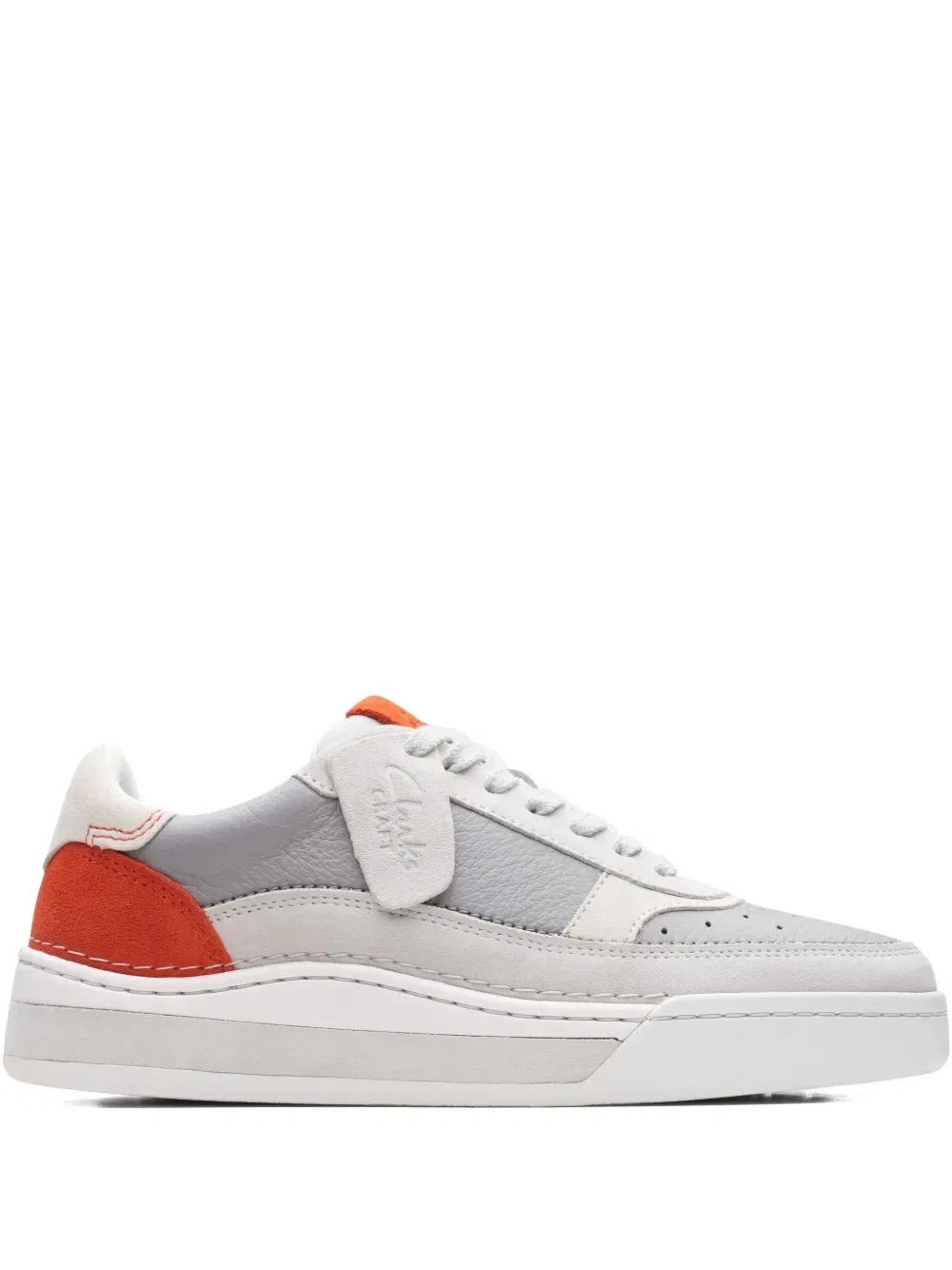 Кроссовки Craft Court на шнуровке Clarks Originals, серый