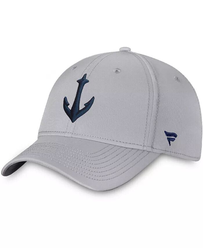 

Мужская серая кепка с гибким логотипом Seattle Kraken Secondary Fanatics