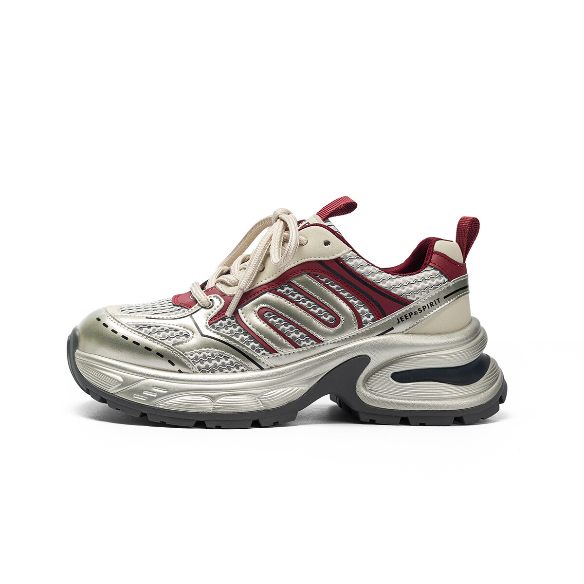 

Кроссовки JEEP SPIRIT Chunky Sneakers Women's Low-top, серый