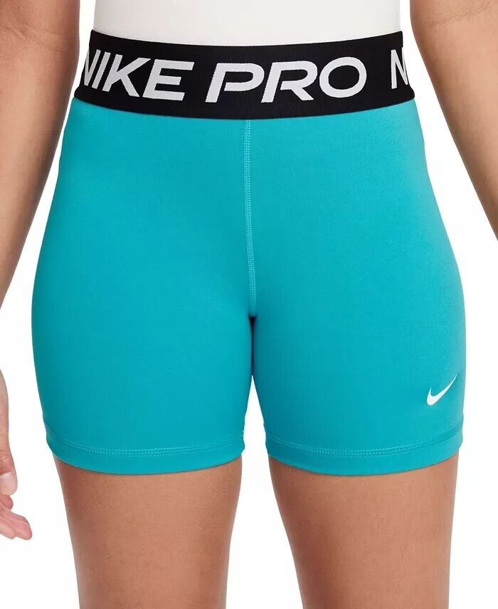 

Шорты Pro Big Girl's 3" Nike, зеленый