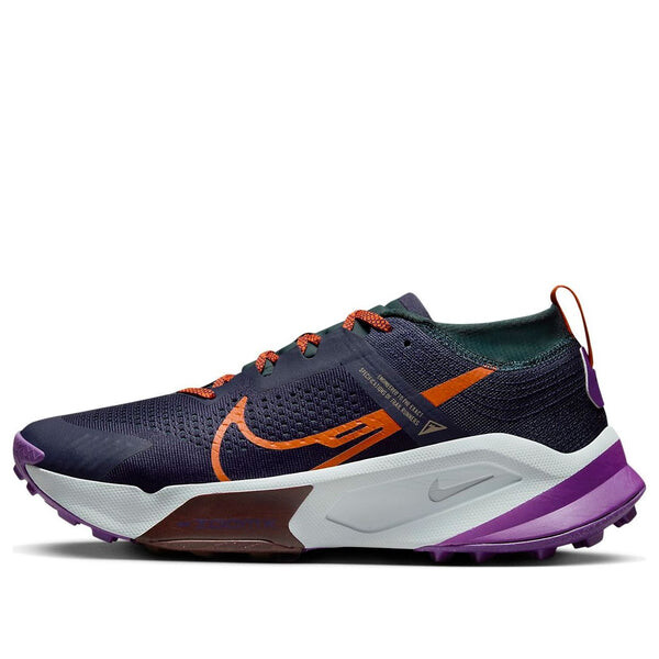 

Кроссовки zoomx zegama trail 'purple ink orange' Nike, черный