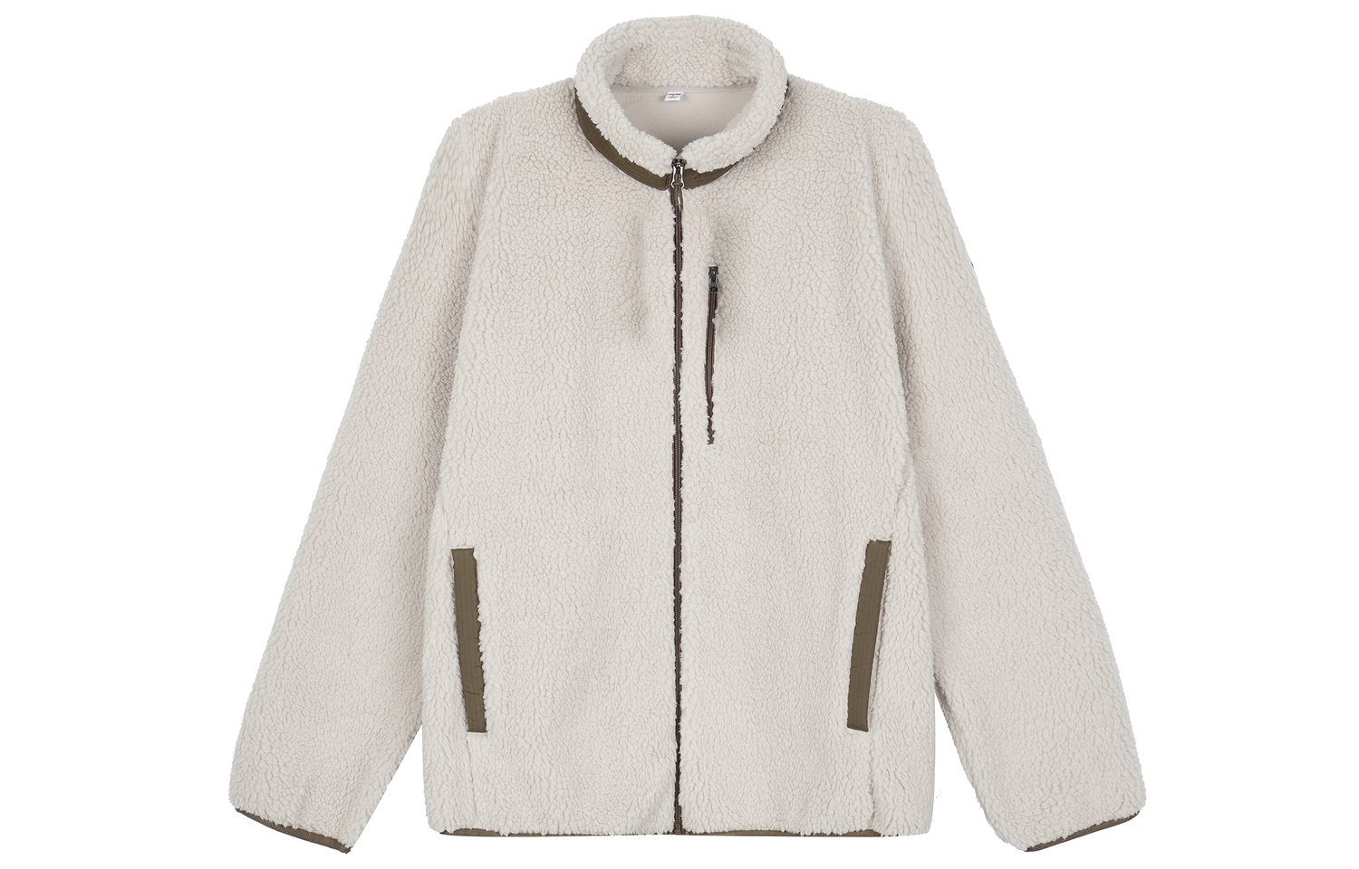 

UNIQLO Пальто с бархатистой текстурой унисекс бежевое, Beige-31