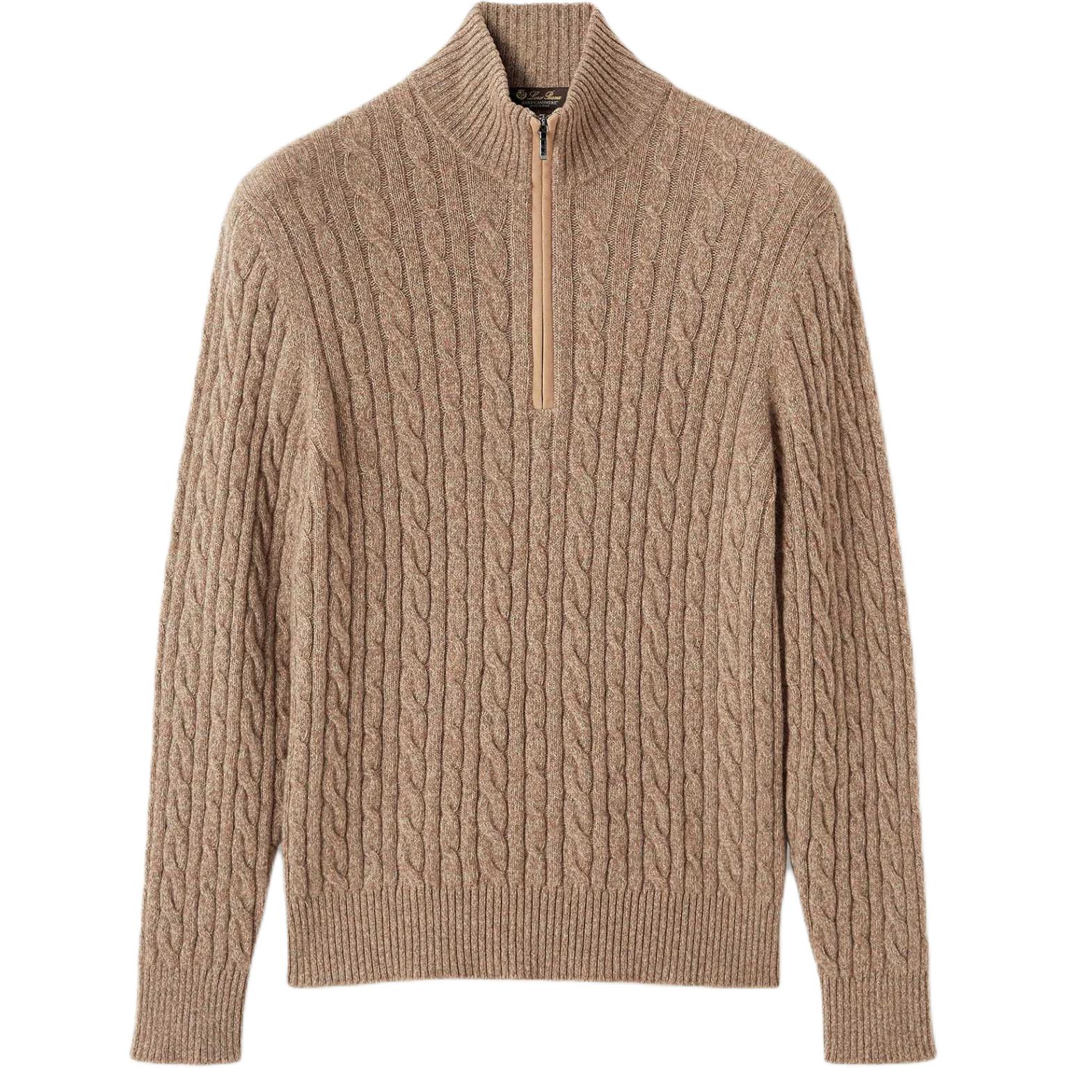 

Свитер из кашемира мужской SS26 Loro Piana, nutmeg shell color