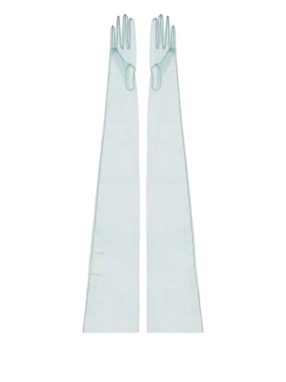 

Прозрачные перчатки до локтя MAISON MARGIELA, синий