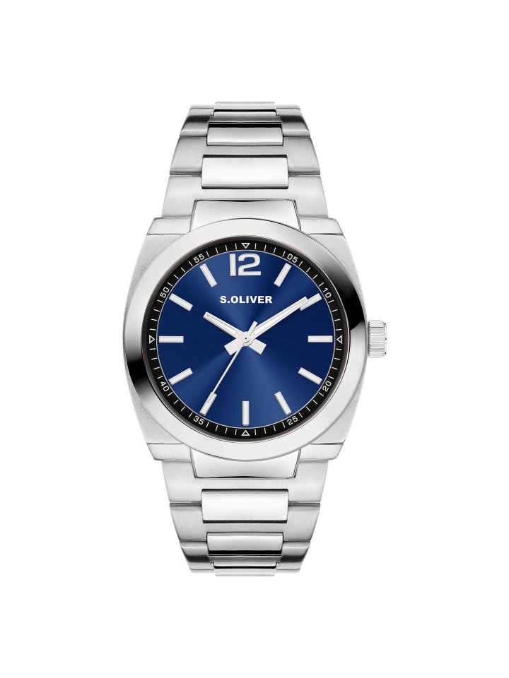 

s.Oliver Современные и вневременные наручные часы в серебристом цвете