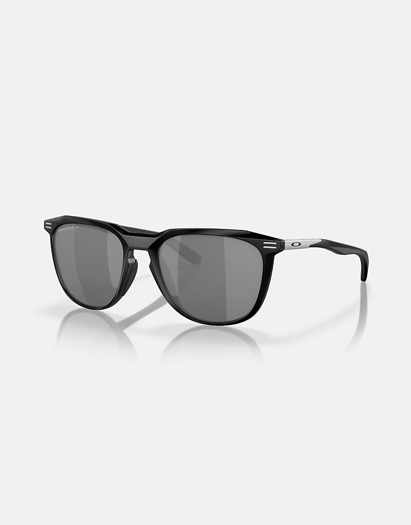 

Квадратные солнцезащитные очки Oakley Thurso матового черного цвета с серыми зеркальными поляризованными линзами