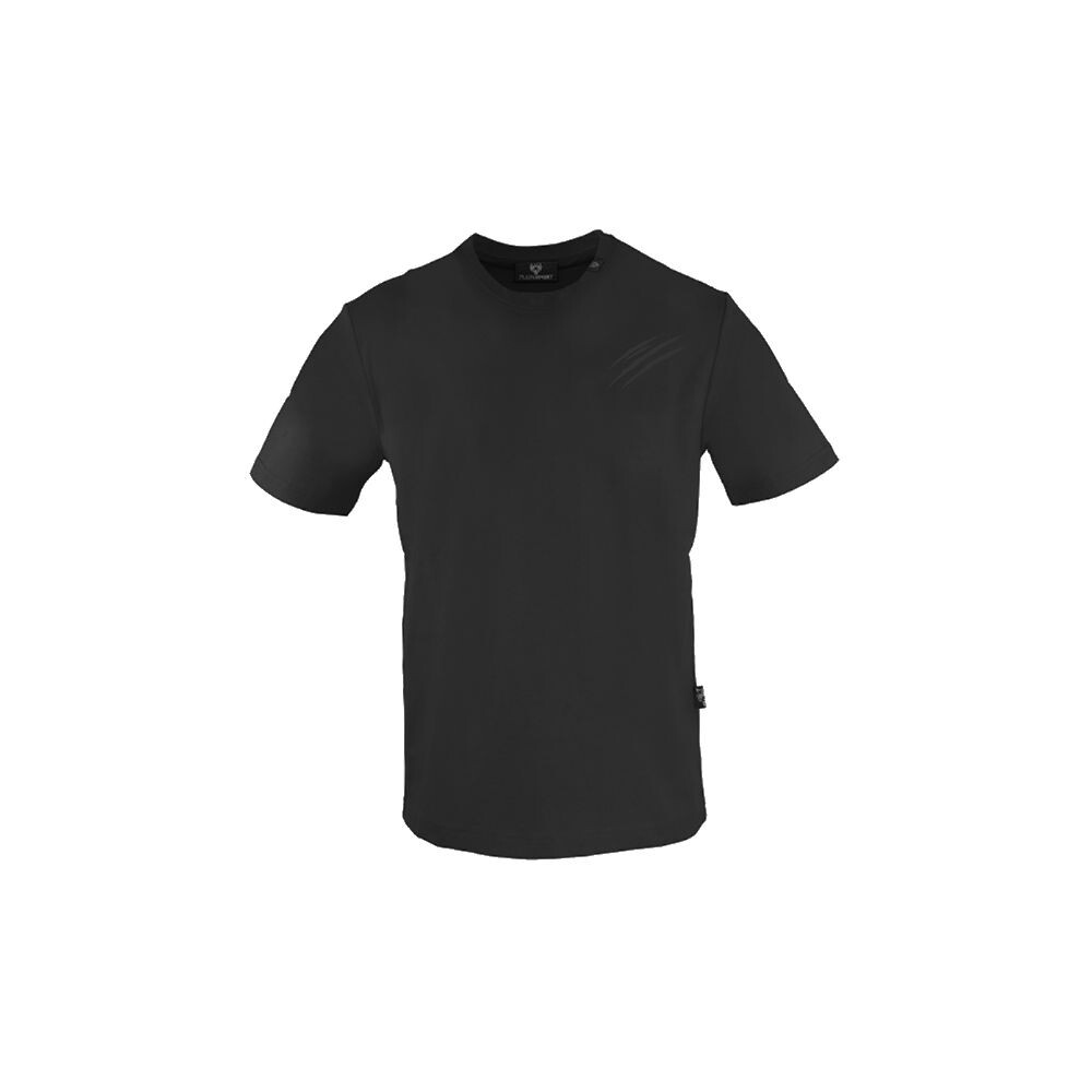 

Черная хлопковая мужская футболка Plein Sport