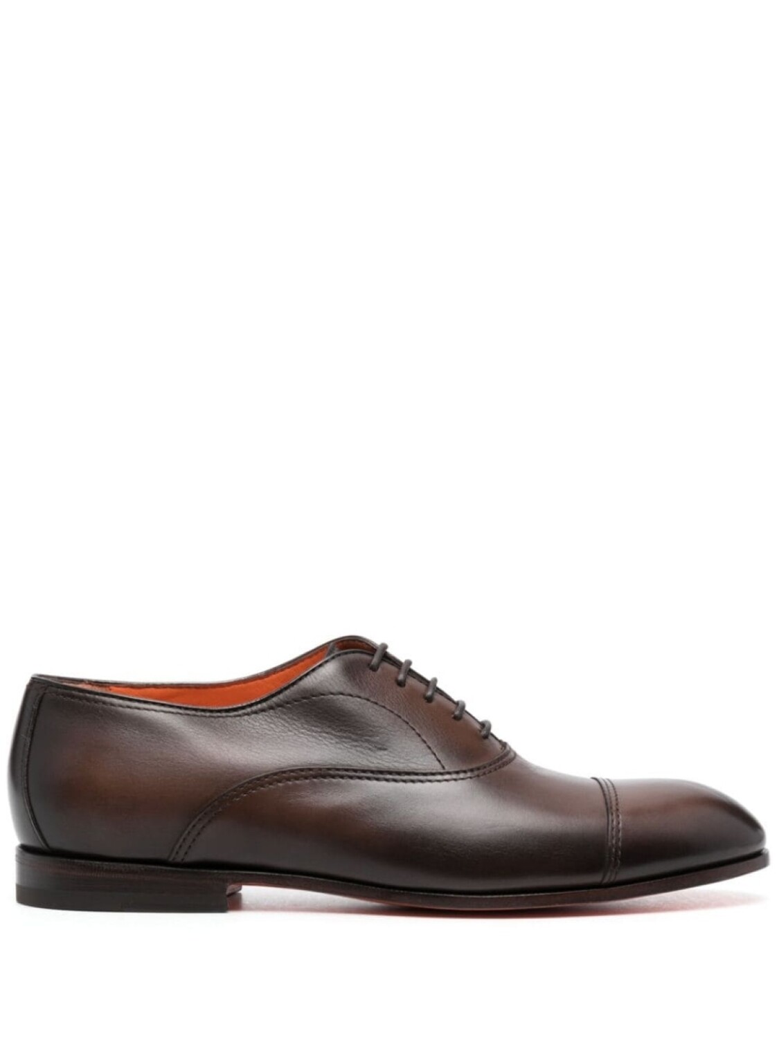 

Оксфорды с миндалевидным носком Santoni, коричневый
