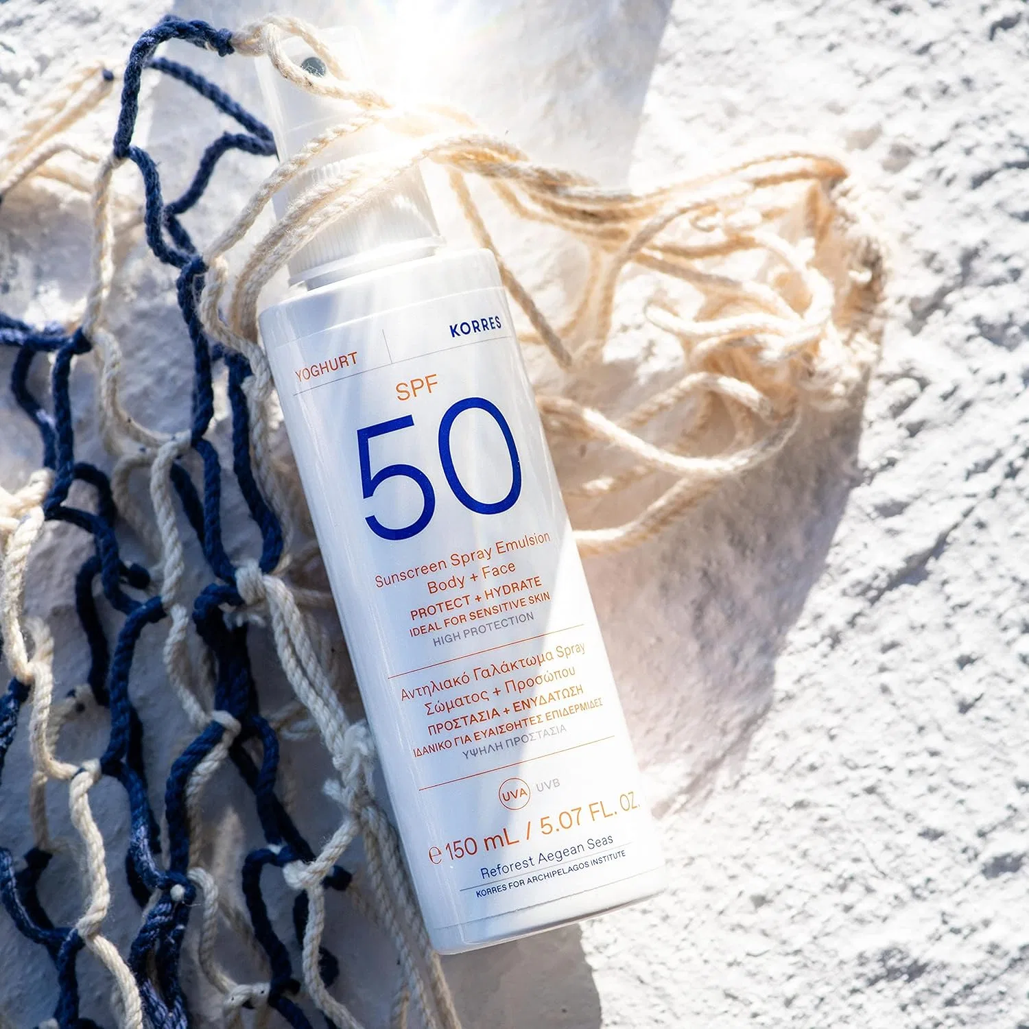 Солнцезащитный спрей-эмульсия для лица и тела SPF50 «YOGHURT» от KORRES Korres, Spf50 — фото 2