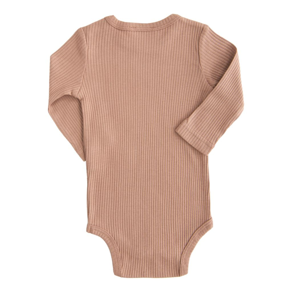 

Розовый комбинезон с длинным рукавом из модала Pink Fawn BANBLU