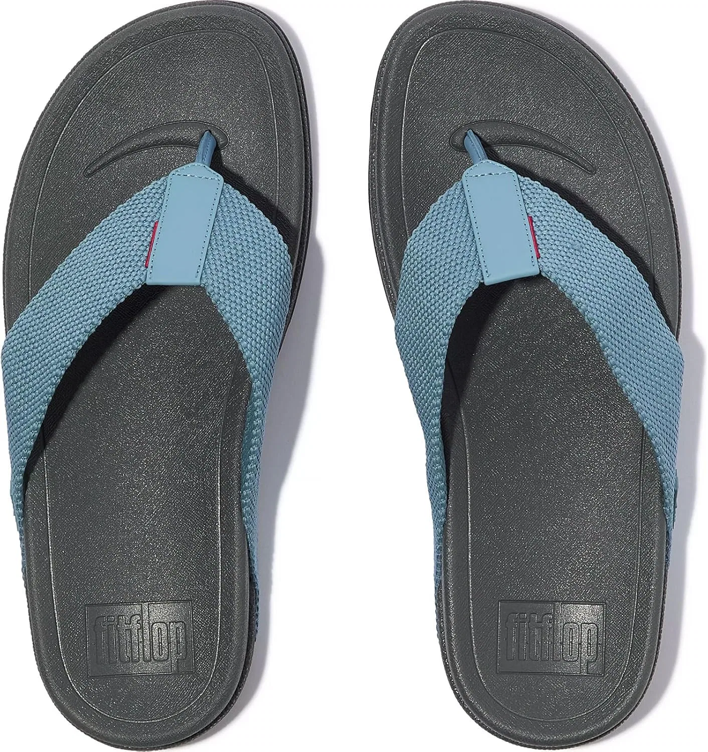 Сандалии FitFlop Surfer Cool Blue, синие — фото 4