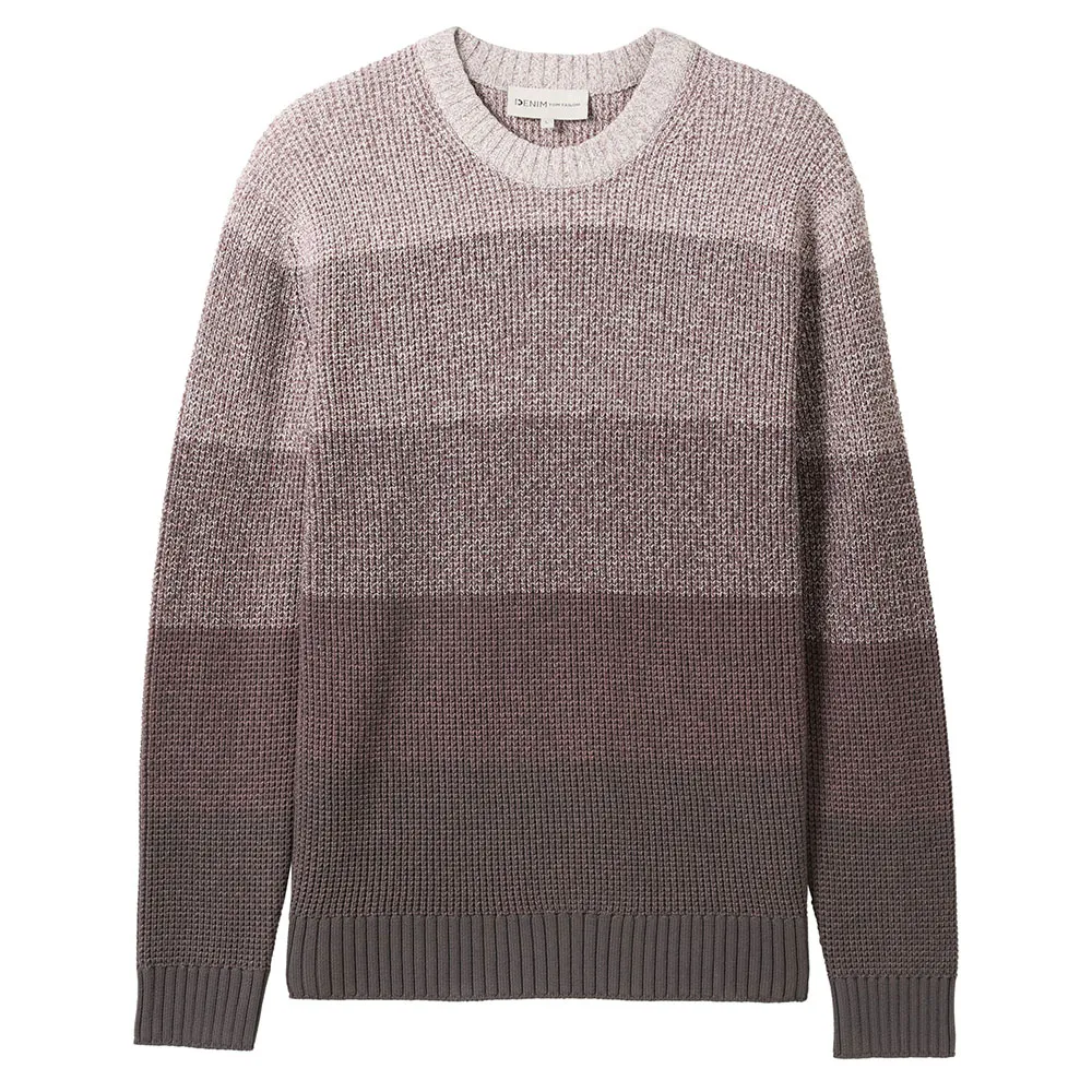 

Свитер Tom Tailor Structured Gradient Knit, серый