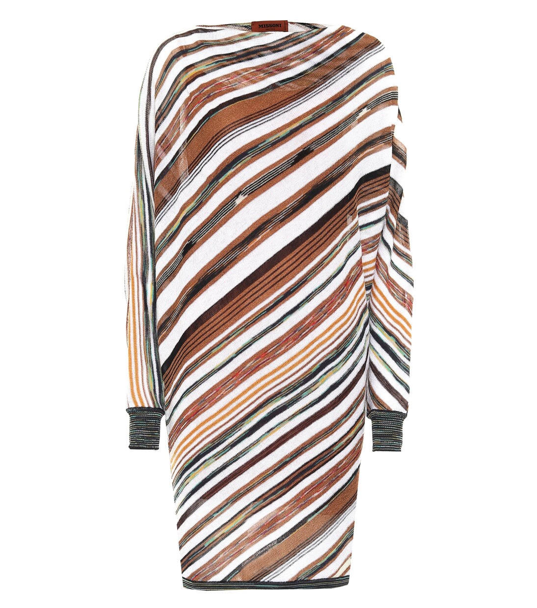 

Полосатое платье миди Missoni, разноцветный