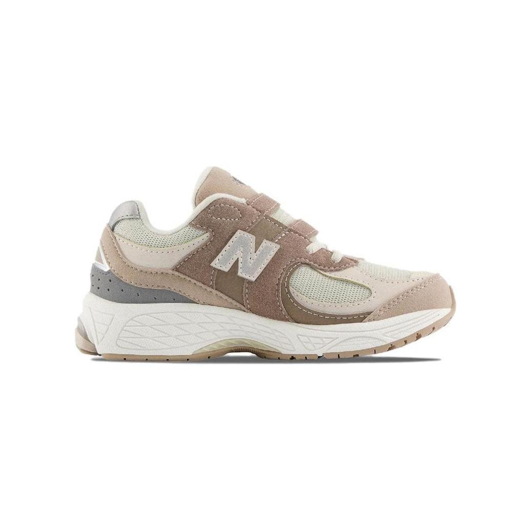 New Balance Крючок и петля 2002 износостойкие низкие детские ботинки beige brown для малышей — фото 4