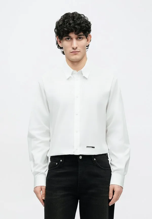 Расслабься, дэн, рубашка Dsquared2, White — фото 3