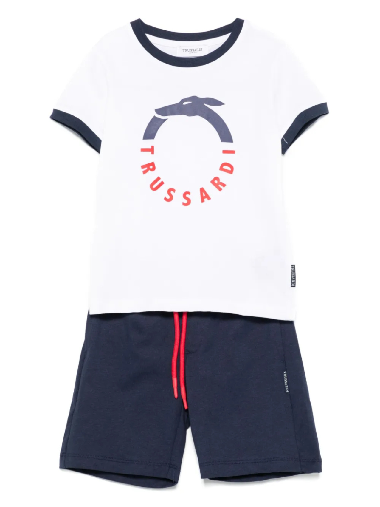 

Комплект шорт с логотипом TRUSSARDI JUNIOR, белый