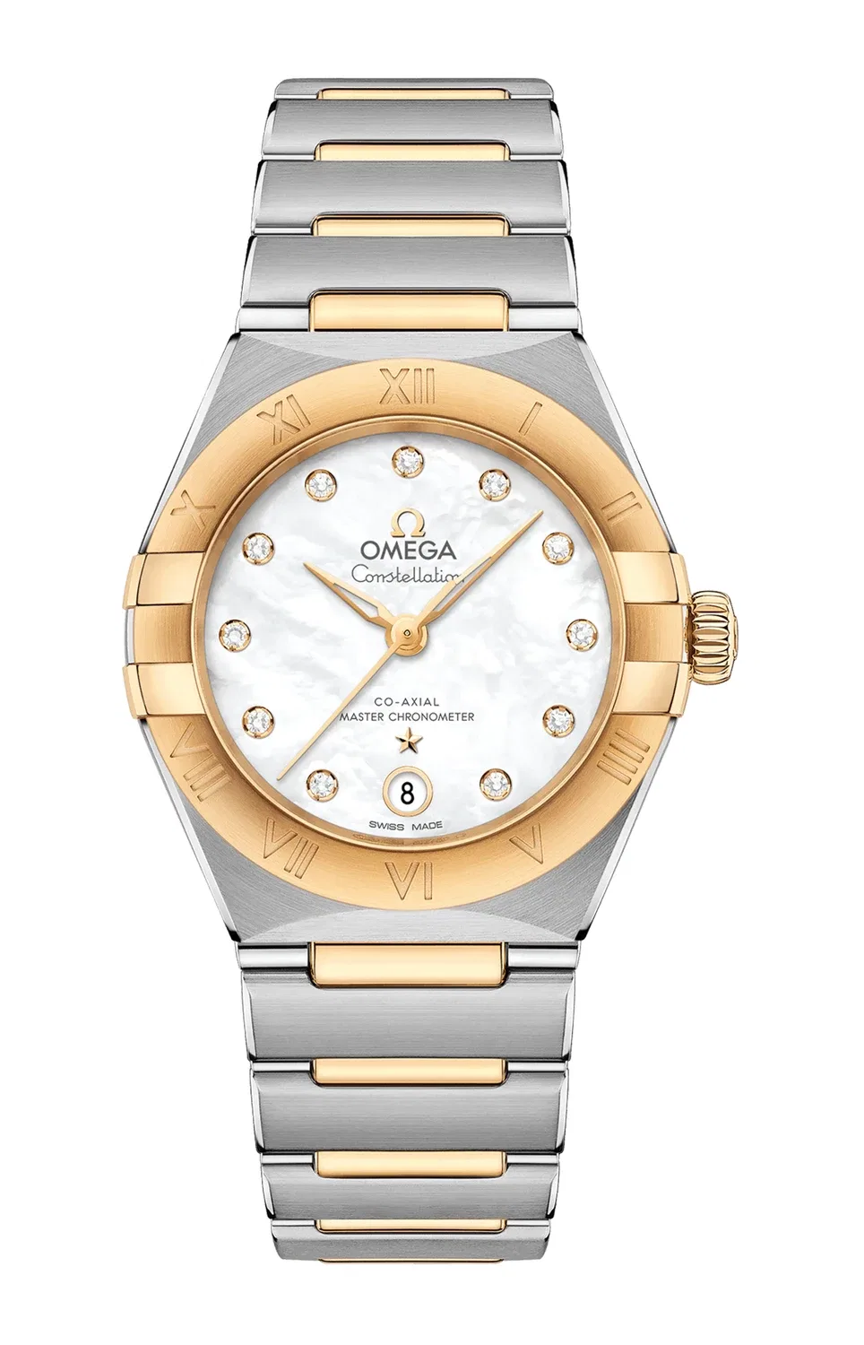 CONSTELLATION MANHATTAN ОМЕГА CO-AXIAL MASTER CHRONOMETER 29 ММ - 131.20.29.20.55.002 OMEGA, черный