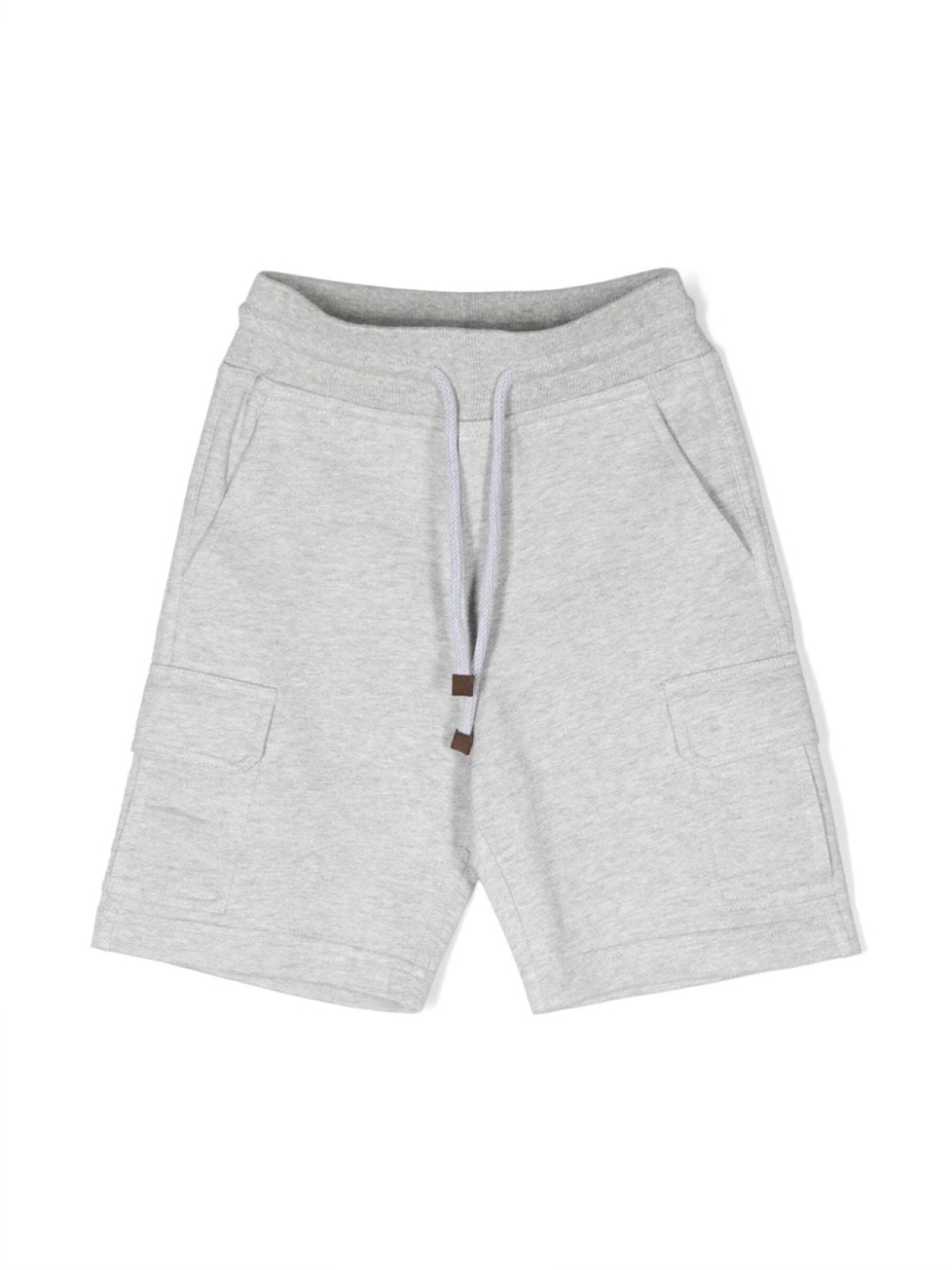 

Brunello Cucinelli Kids шорты карго, серый