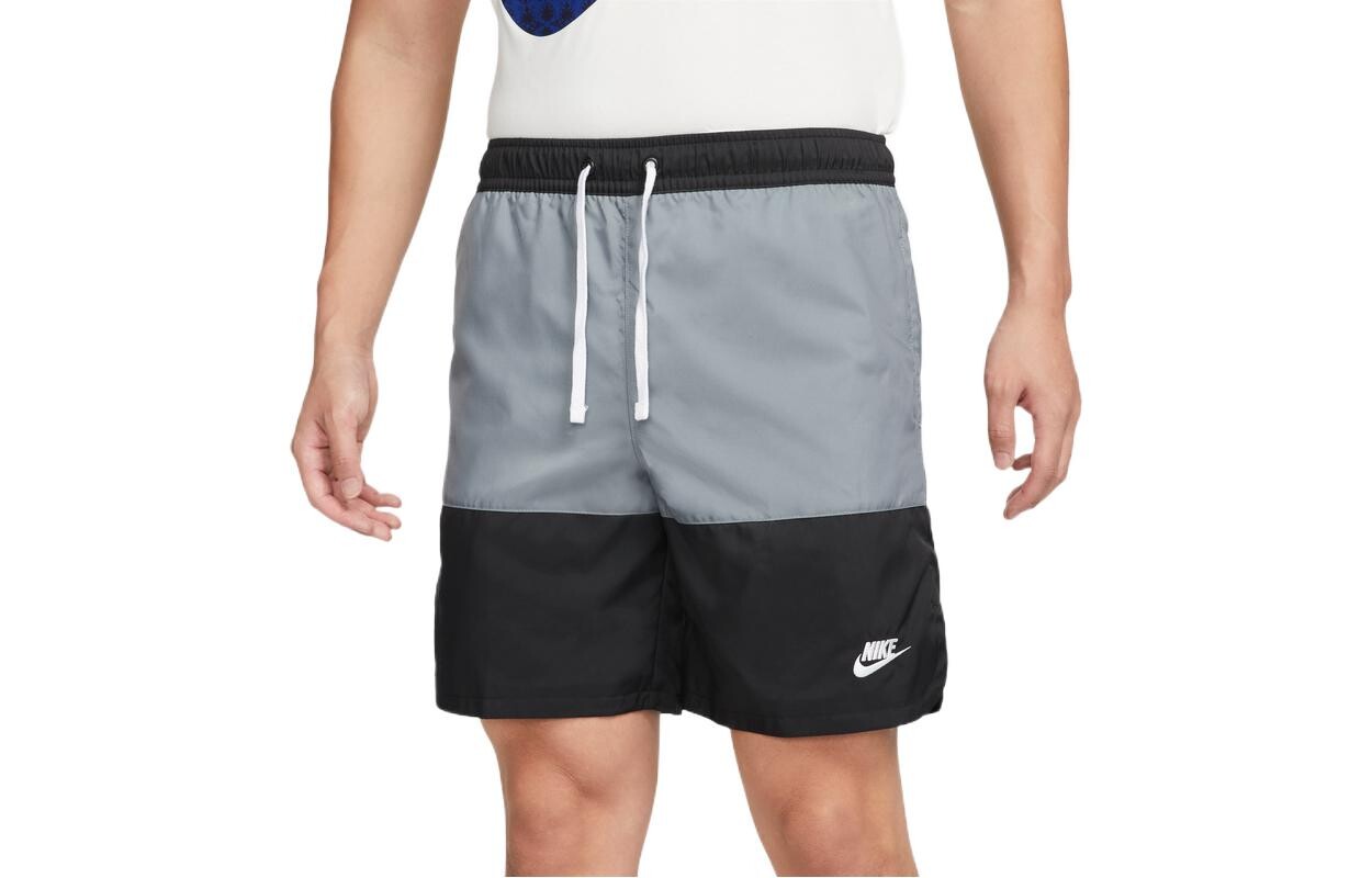 

Повседневные шорты мужские серые/черные Nike, черный