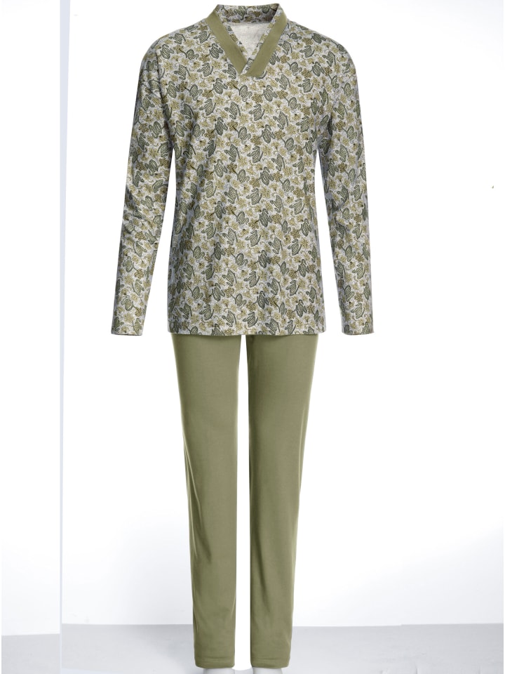 

Götting Зеленая пижама с принтом