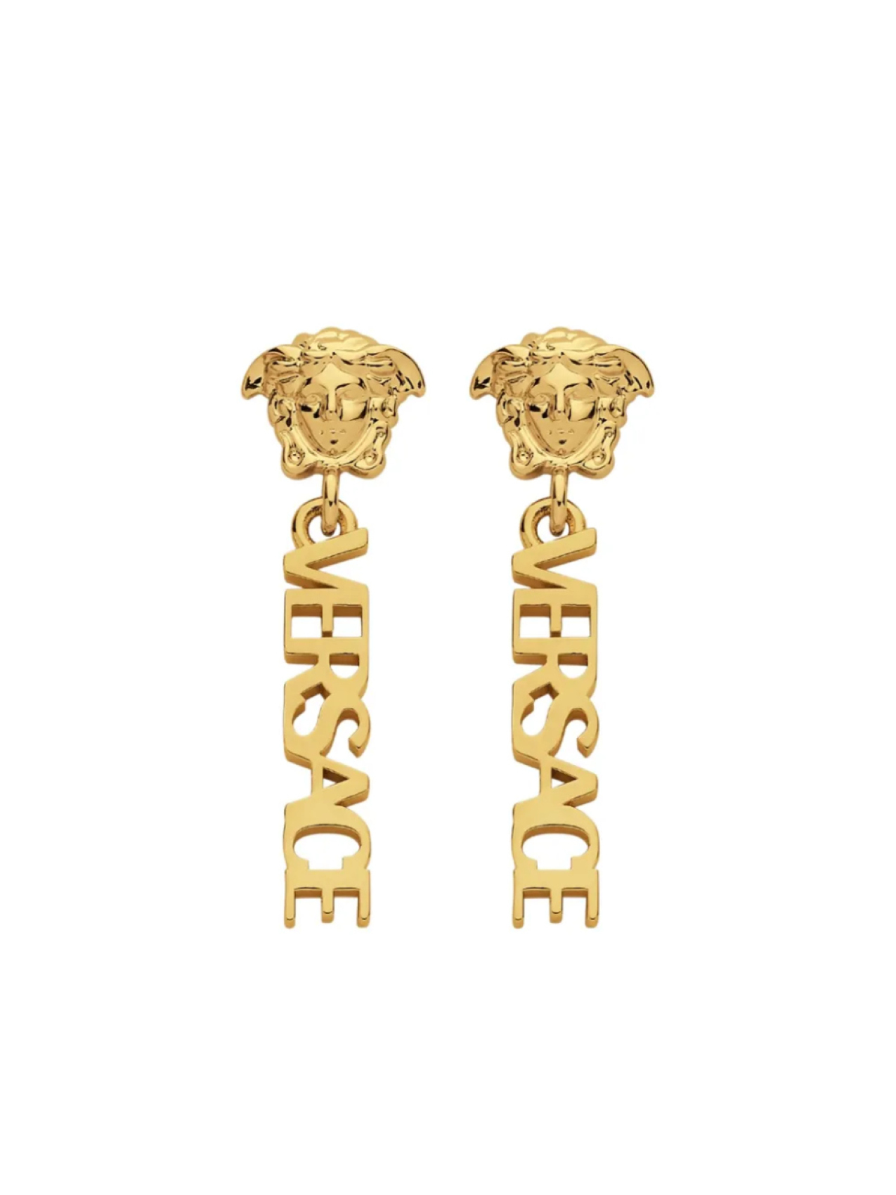 

Серьги-подвески Versace Medusa Head, золотой